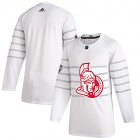 Män NHL Ottawa Senators Tröjor Blank Vit Adidas 2020 All-Star Authentic